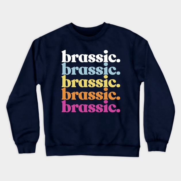 Brassic - Manchester/Lancashire Pride Crewneck Sweatshirt by DankFutura